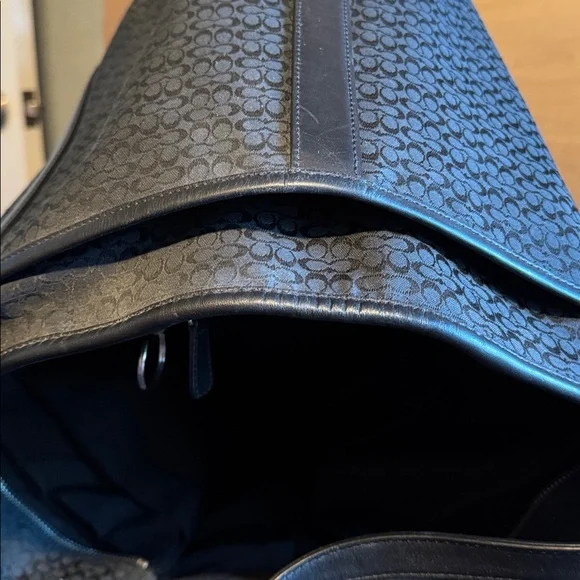 Coach Black Signature Jacquard Tote - Picture 11 of 11